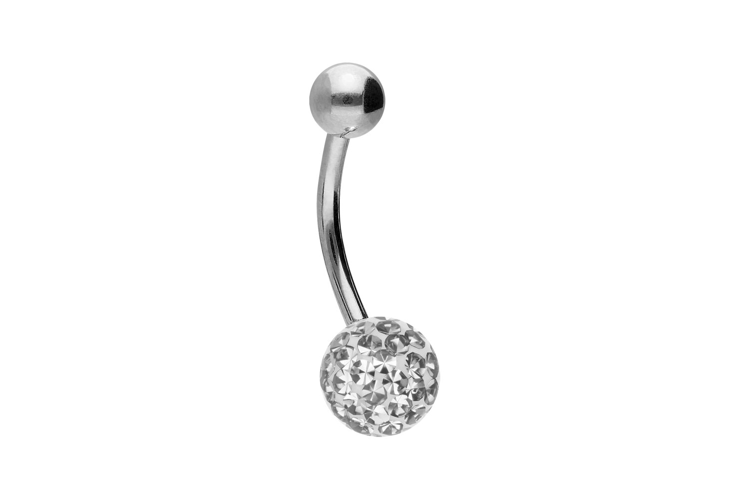 Chirurgenstahl Bananabell Piercing EPOXY- + CHIRURGENSTAHL-KUGEL